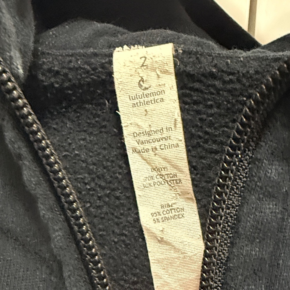 Lululemon Athletica Black Zip-Up Jacket - Picture 2 of 5